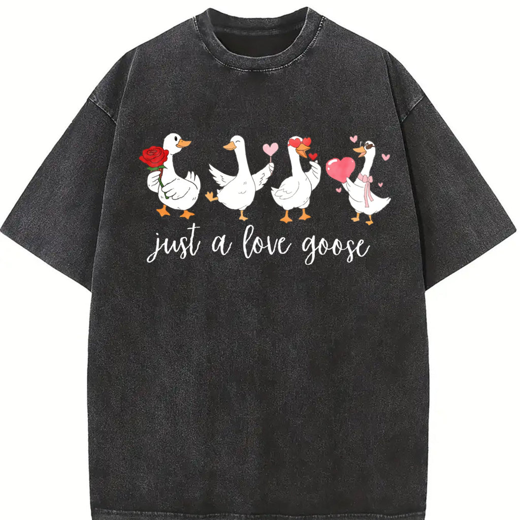 Batik - Humorous Heart Goose Vintage Washed T-Shirt product image 2