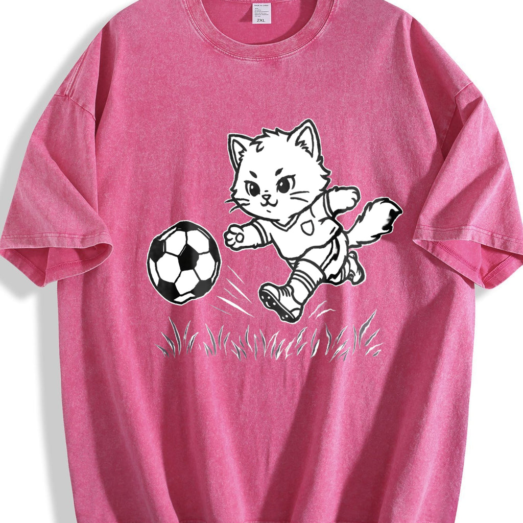 Global Soccer Fan Vintage Washed T-Shirt product image 7