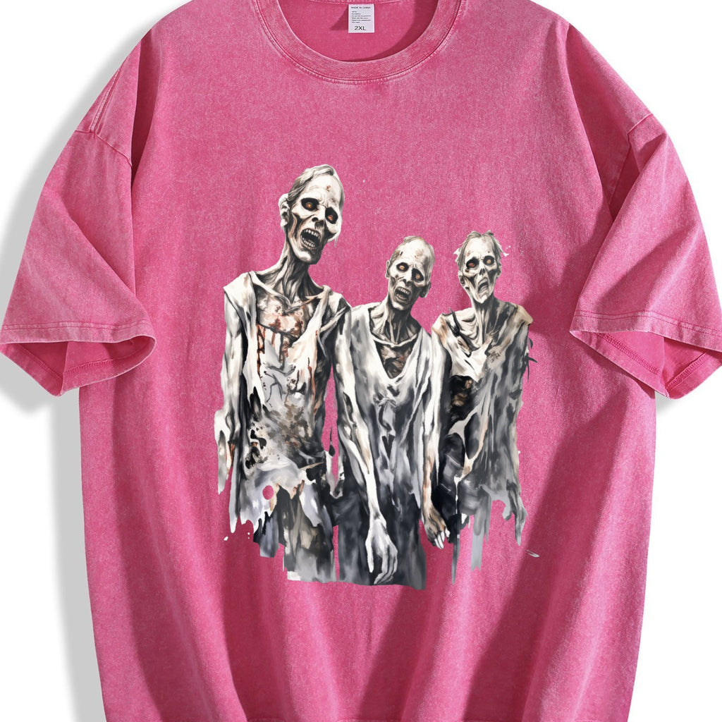 Creepy Zombies 90s Vintage Washed T-Shirt product image 7