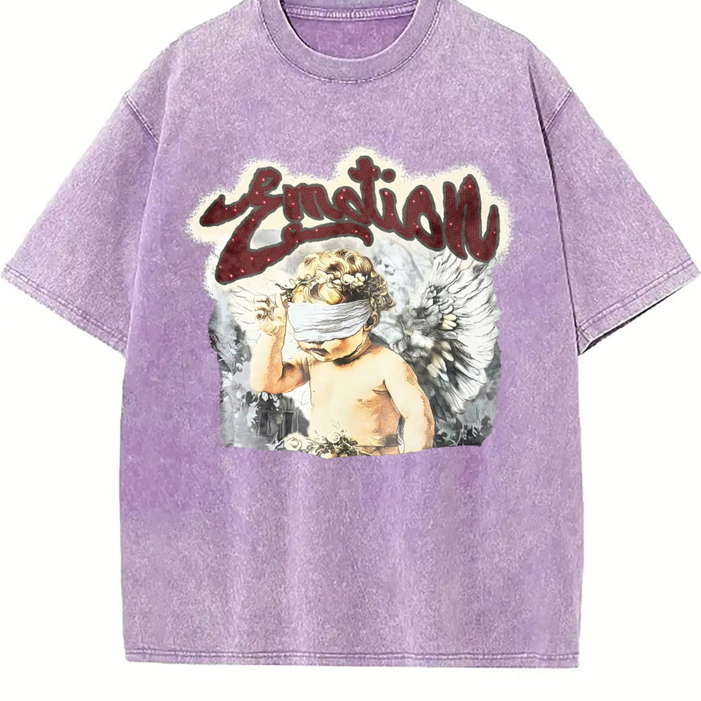 Cherub Emotion Rhinestone Tank Vintage Washed T-Shirt product image 6
