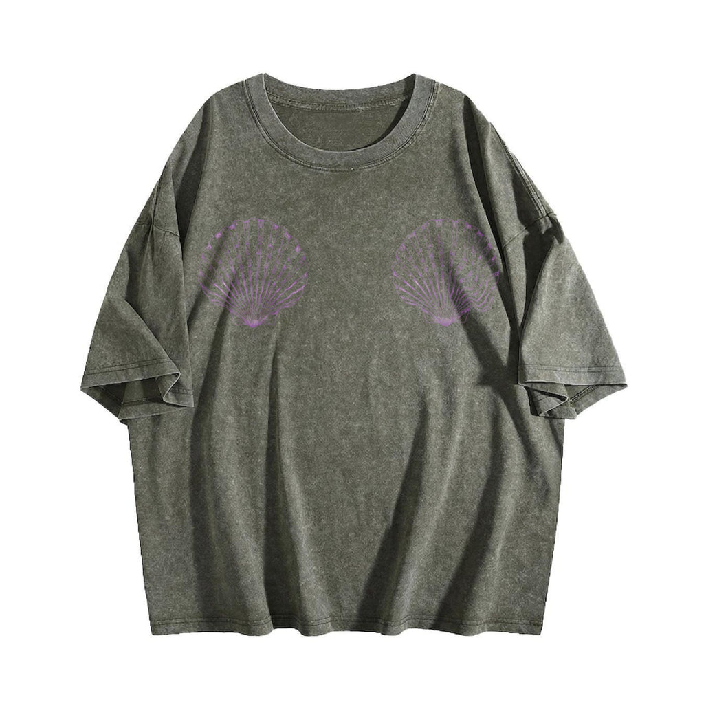 Seashell Bra Vintage Washed T-Shirt product image 4