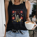 Land Of The Free Because Of Brave Dtf Transfer Women's Tank Top