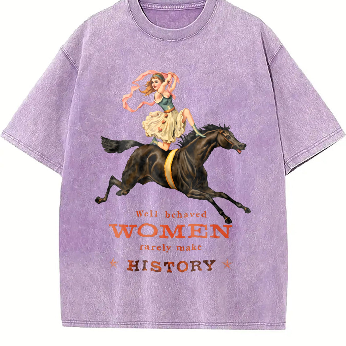 Well Behaved Rarely Make History Vintage Washed T-Shirt product image 6