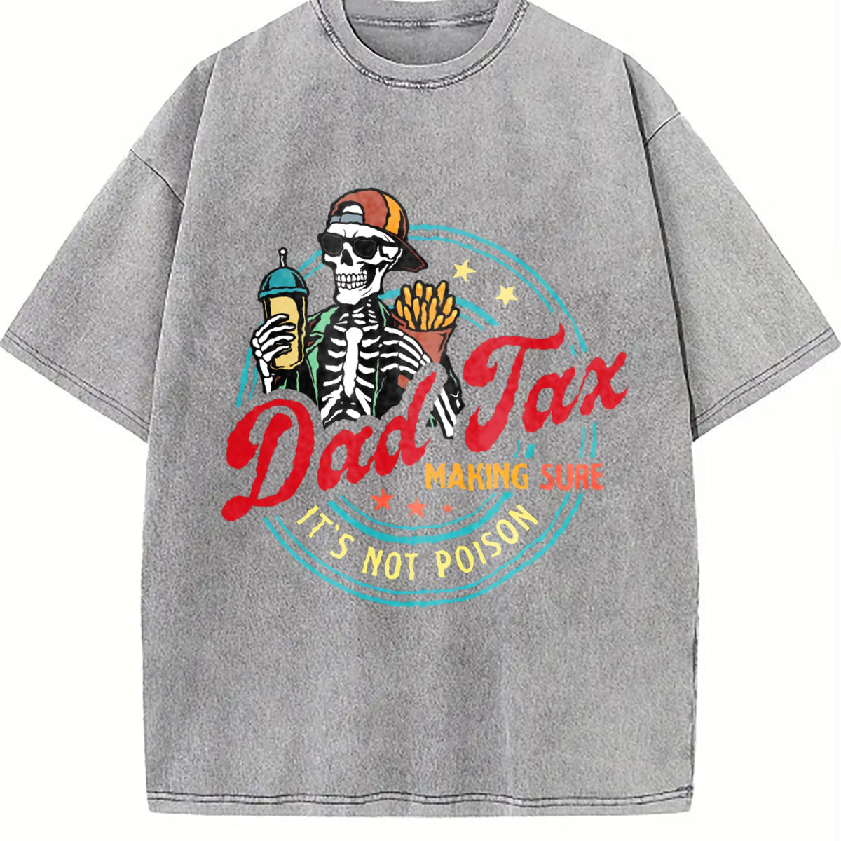 Dad Tax Making Sure It's Not Poison Fathers Day Vintage product image 5