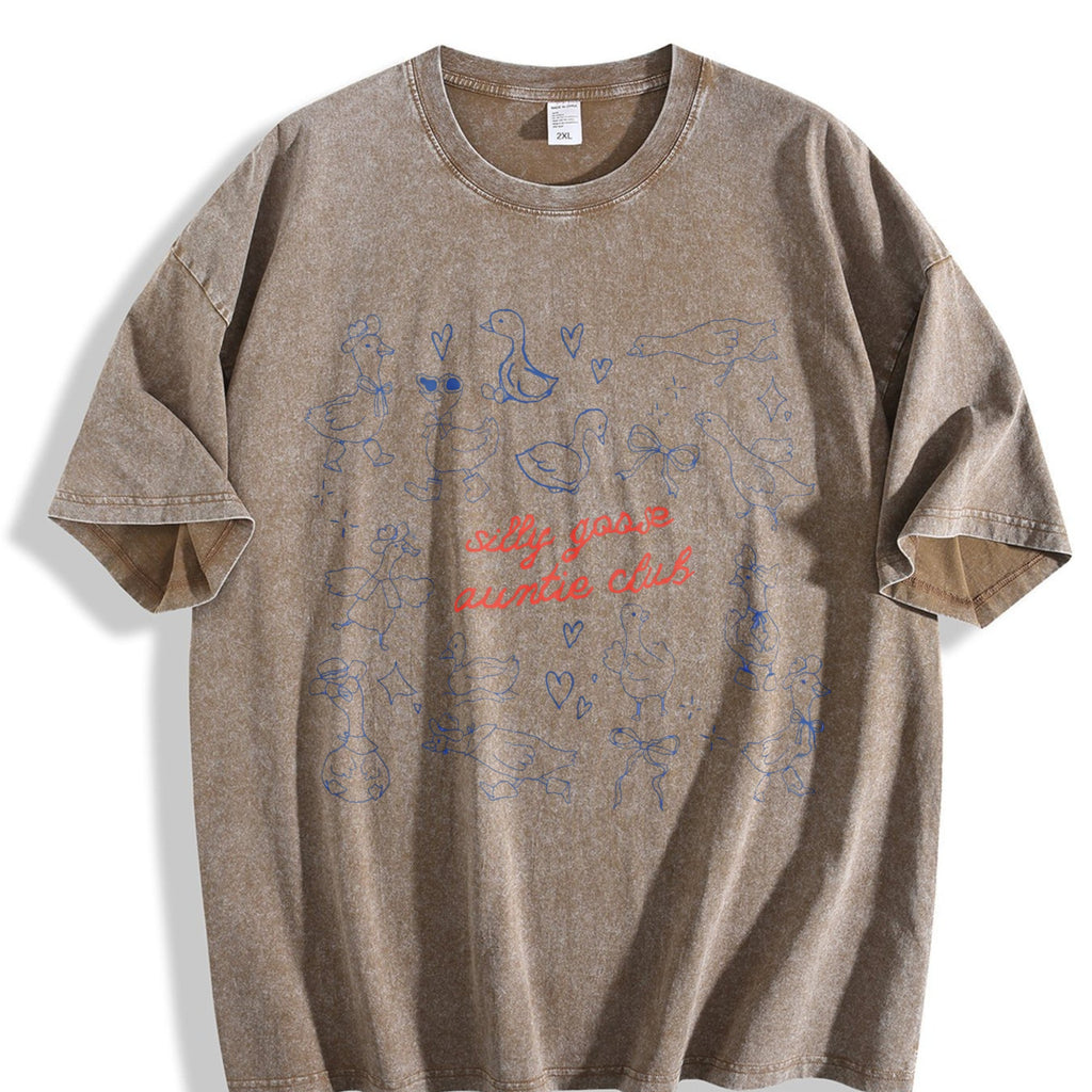 Cute Auntie Vintage Washed T-Shirt product image 3