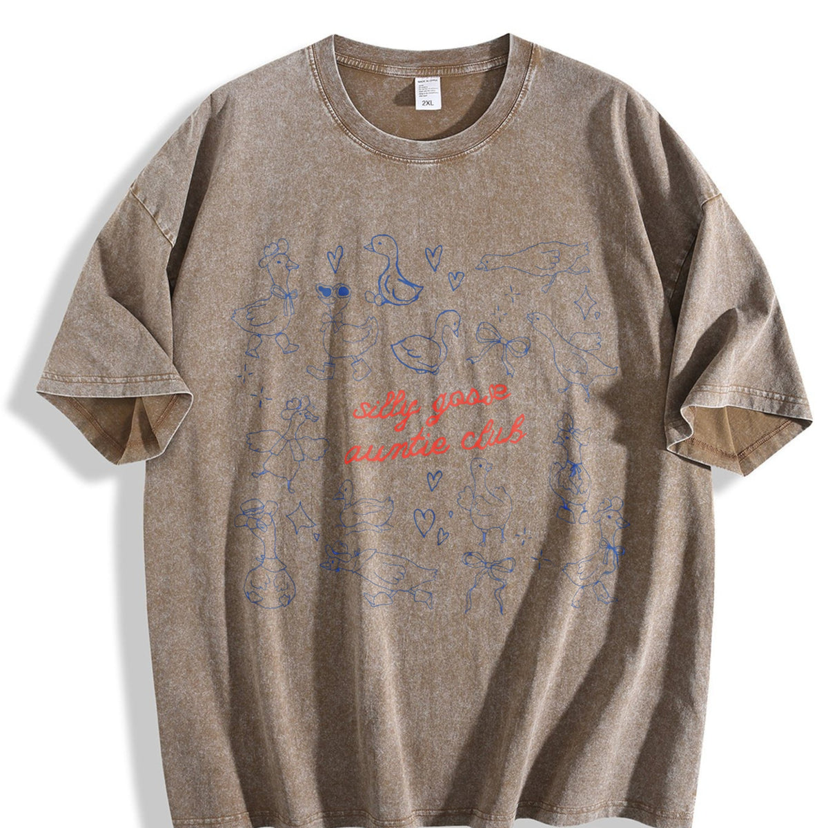 Cute Auntie Vintage Washed T-Shirt product image 3