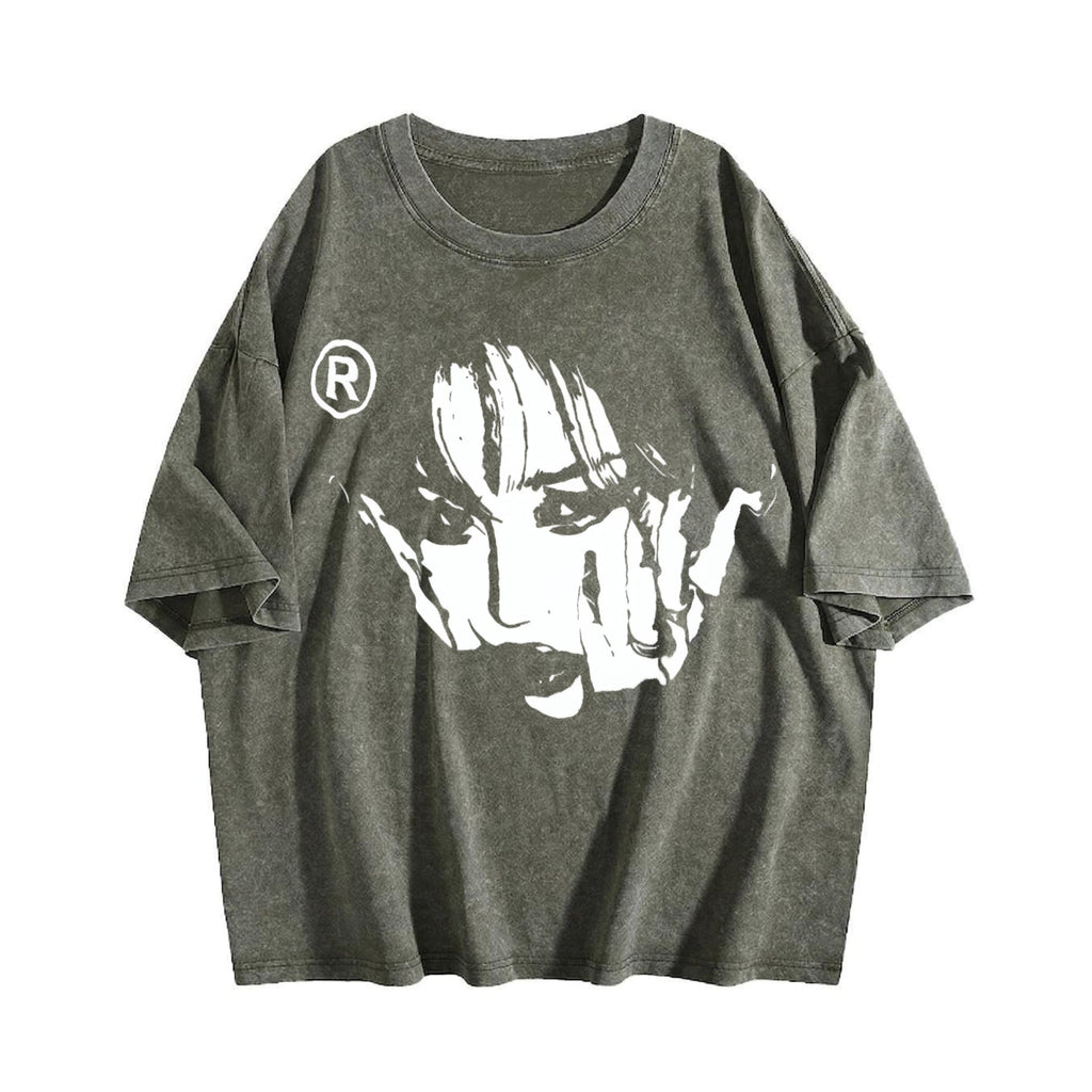 Face Y2K Vintage Washed T-Shirt product image 4
