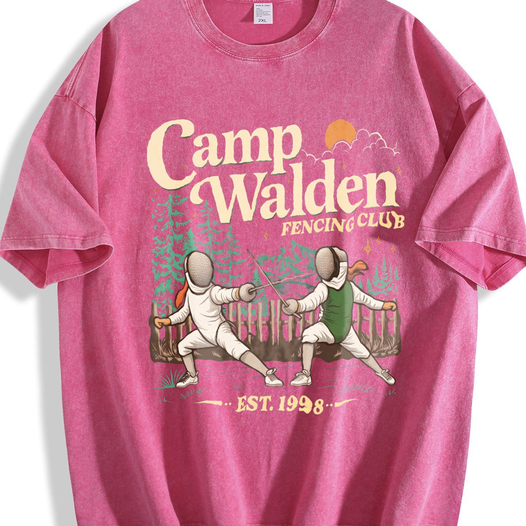 Camp Walden Fencing Club Vintage Washed T-Shirt product image 7