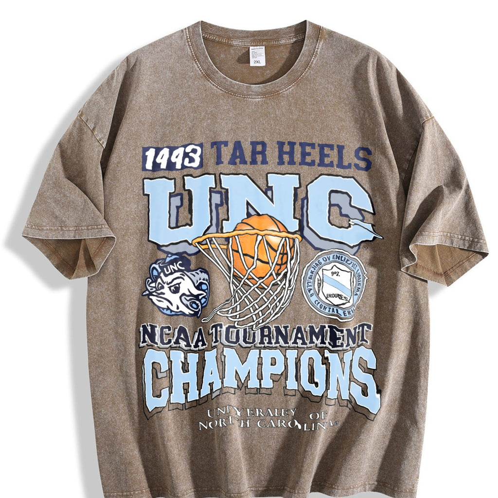 Unc Tar Heels 1993 Basketball Champions White Vintage product image 3