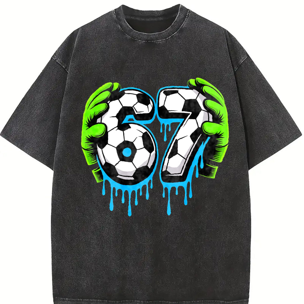 Global Soccer Fan Vintage Washed T-Shirt product image 2
