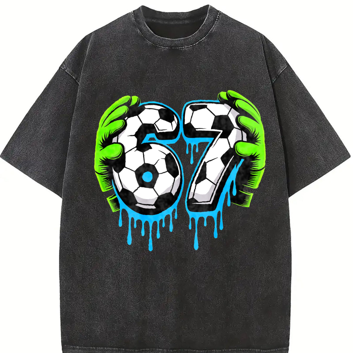 Global Soccer Fan Vintage Washed T-Shirt product image 2