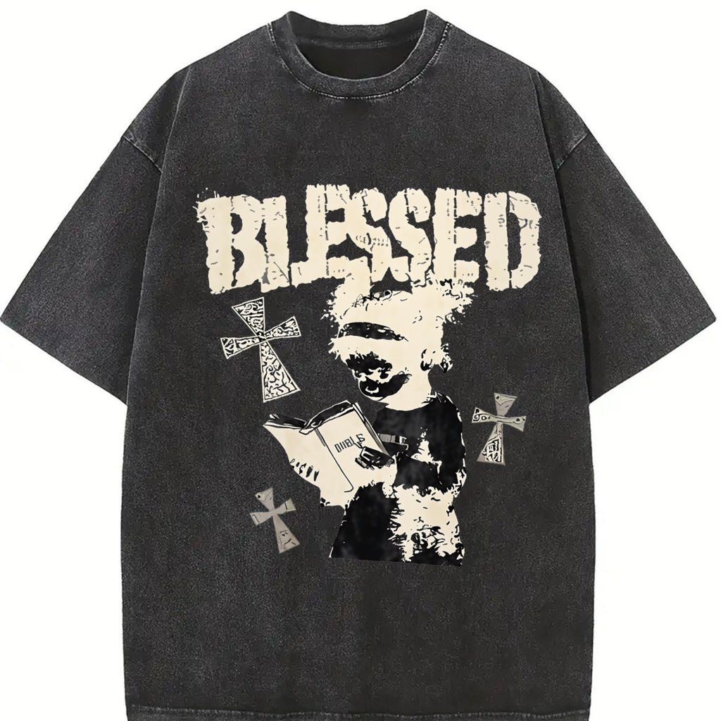 Praying Vintage Washed T-Shirt product image 2