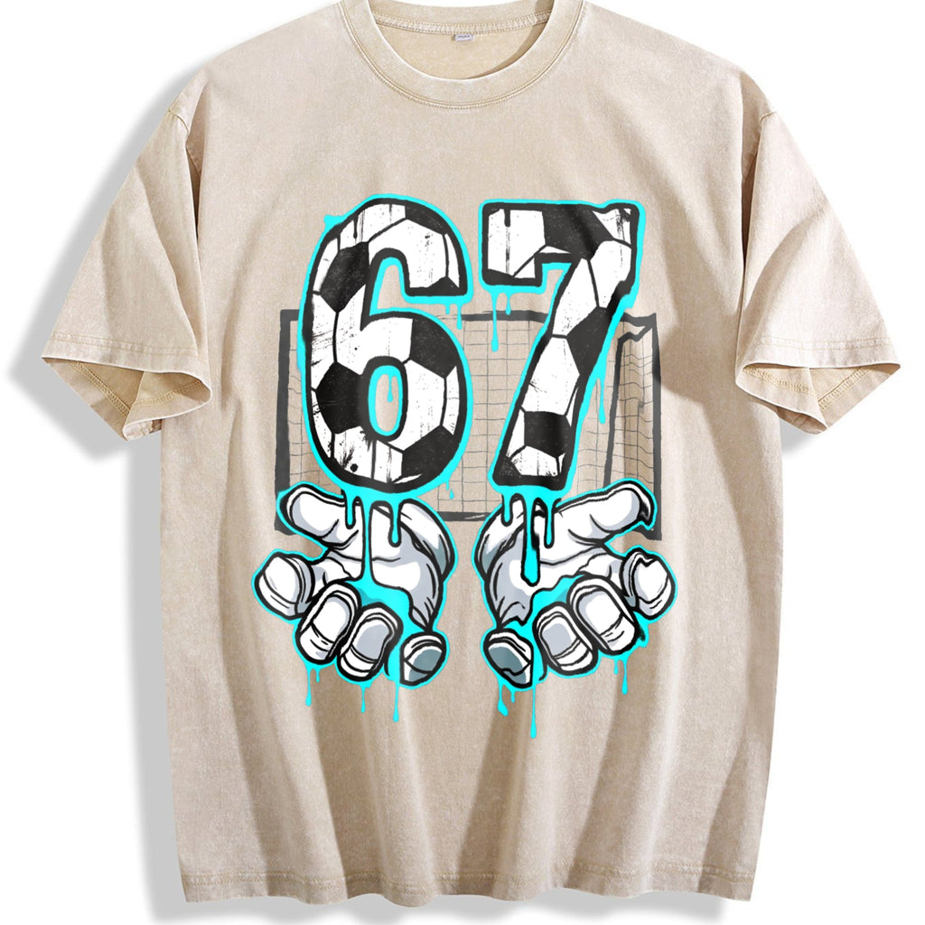 Global Soccer Fan Vintage Washed T-Shirt product image 1