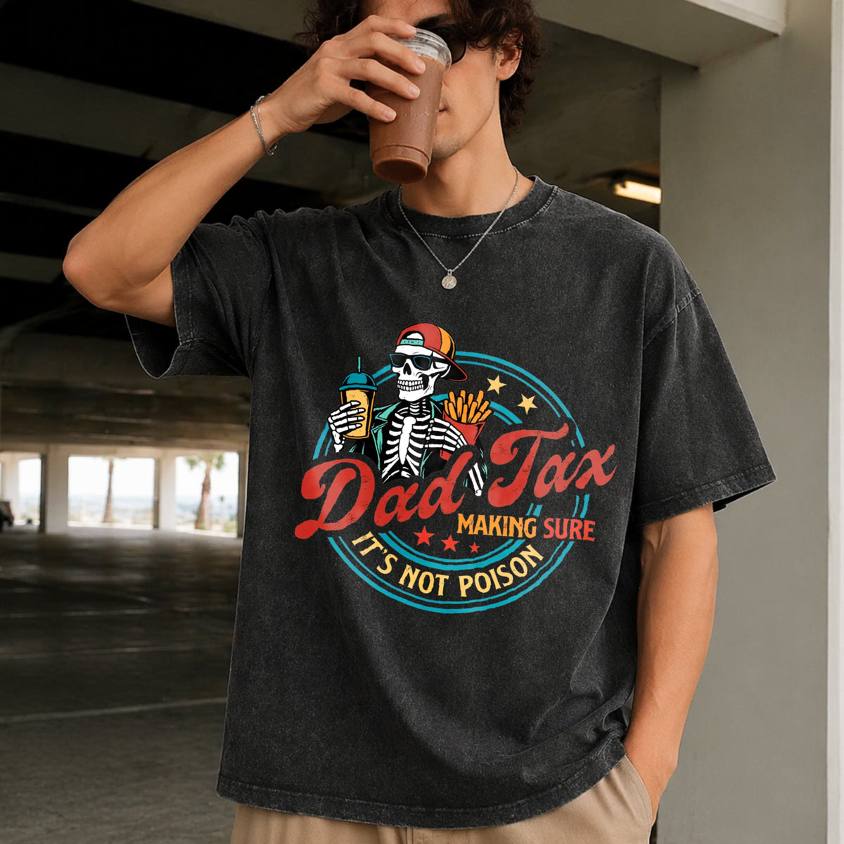 Father's Day Vintage Washed T-Shirt product image 9