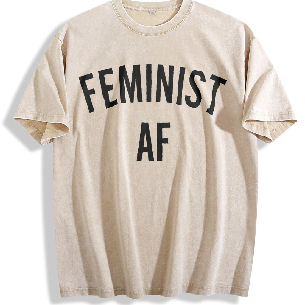 Feminist Af Vintage Washed T-Shirt product image 1