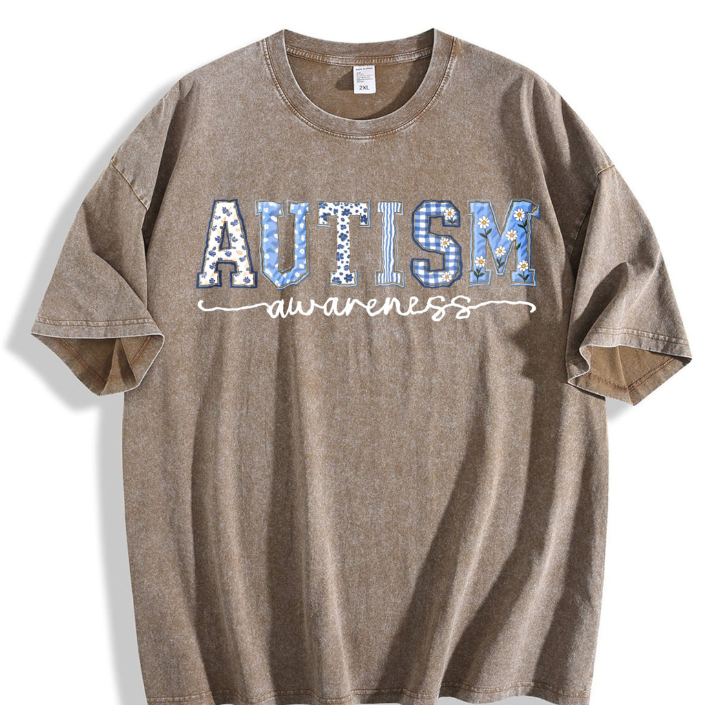 Autism Awareness Vintage Washed T-Shirt product image 3