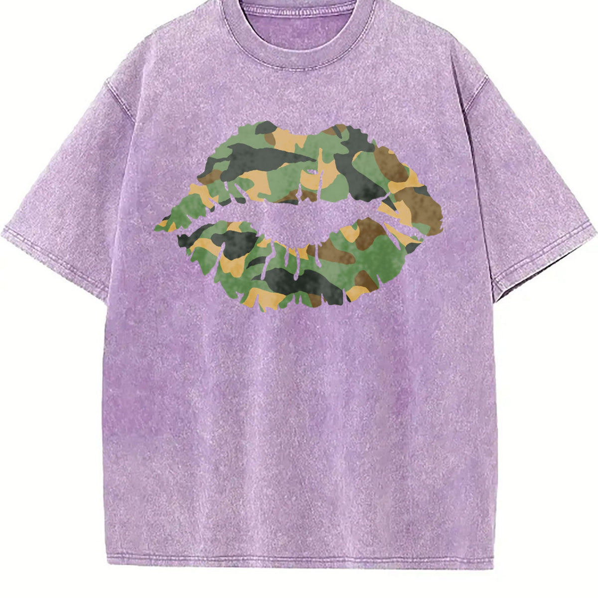 Camo Lip Vintage Washed T-Shirt product image 6