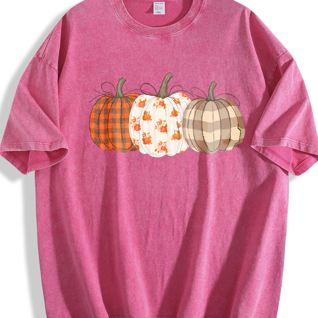 Pumpkin Vintage Washed T-Shirt product image 7