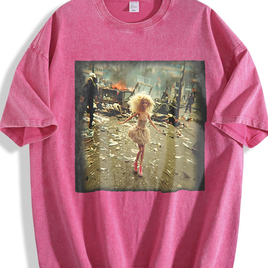 Doll in a Messy Room Vintage Washed T-Shirt product image 7