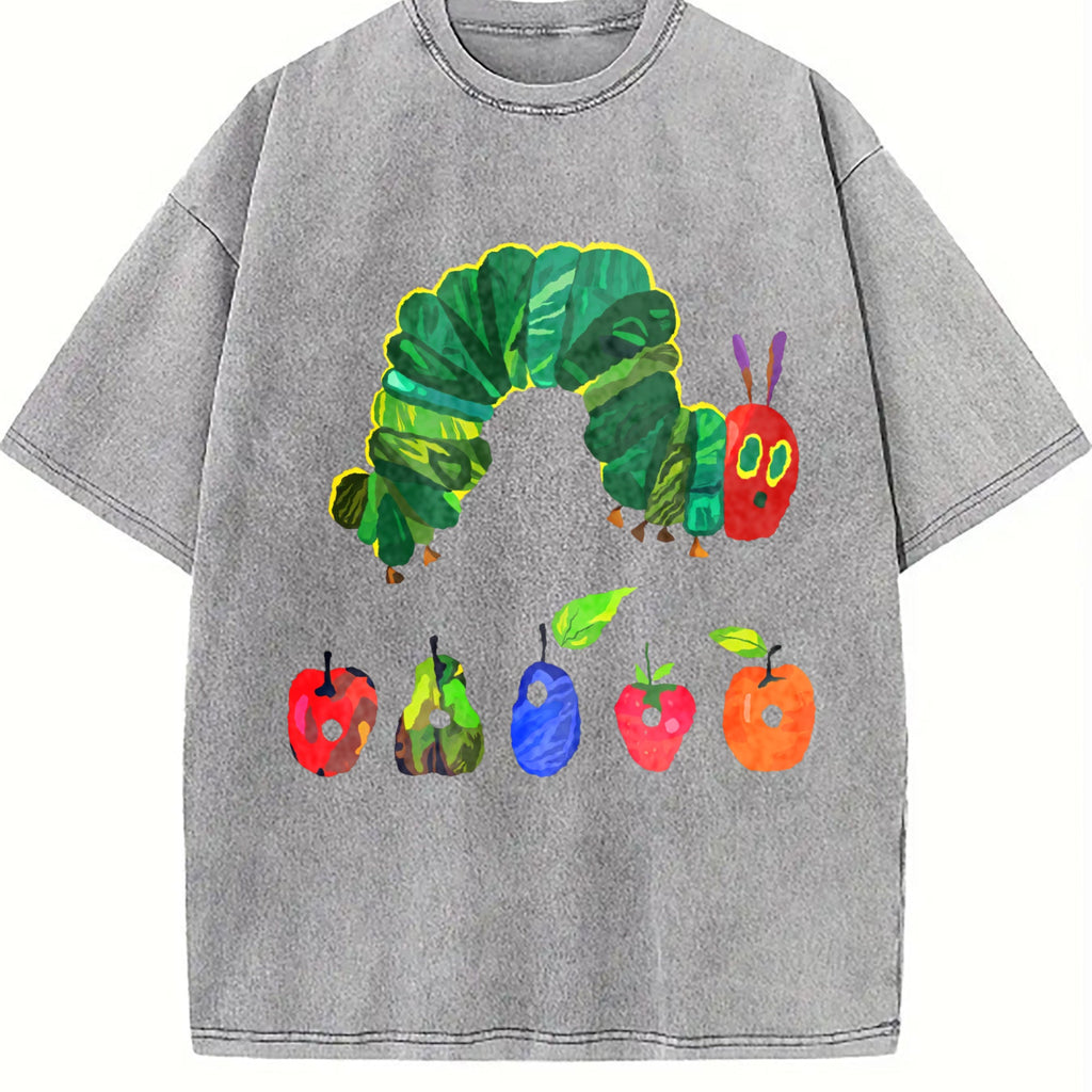Very Hungry Caterpillar Two-sided Vintage Washed T-Shirt product image 5