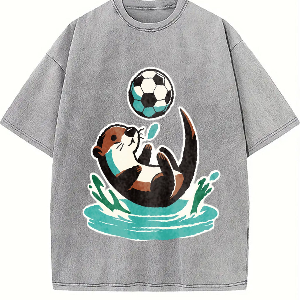 Global Soccer Fan Vintage Washed T-Shirt product image 5