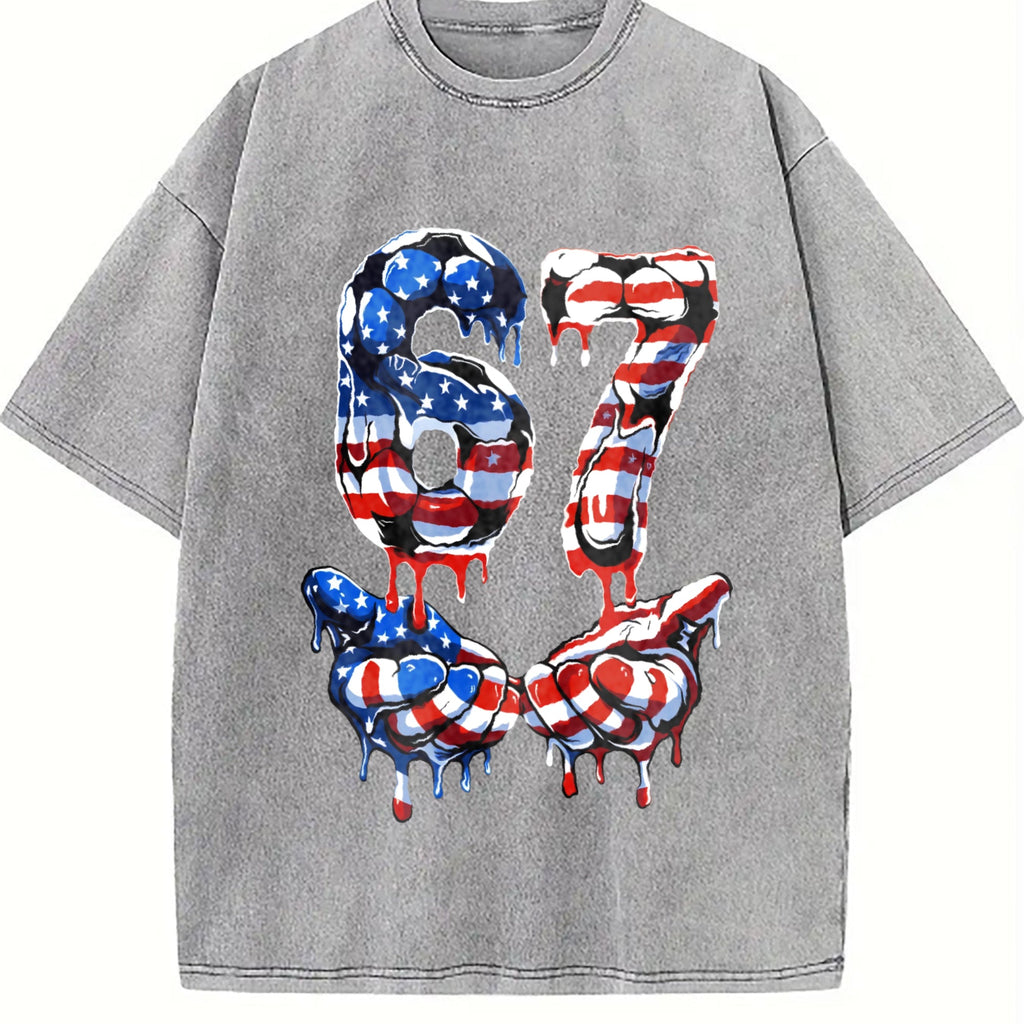 Global Soccer Fan Vintage Washed T-Shirt product image 5