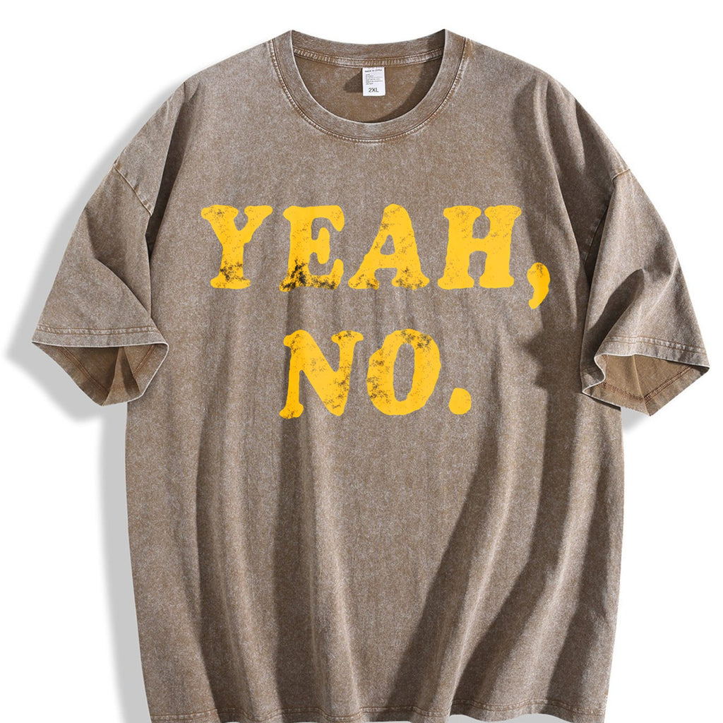 Yeah No Funny Hilarious Expression Novelty Cute Vintage product image 3