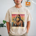 Funny Fathers Day Bigfoot Vintage Washed T-Shirt product image 1