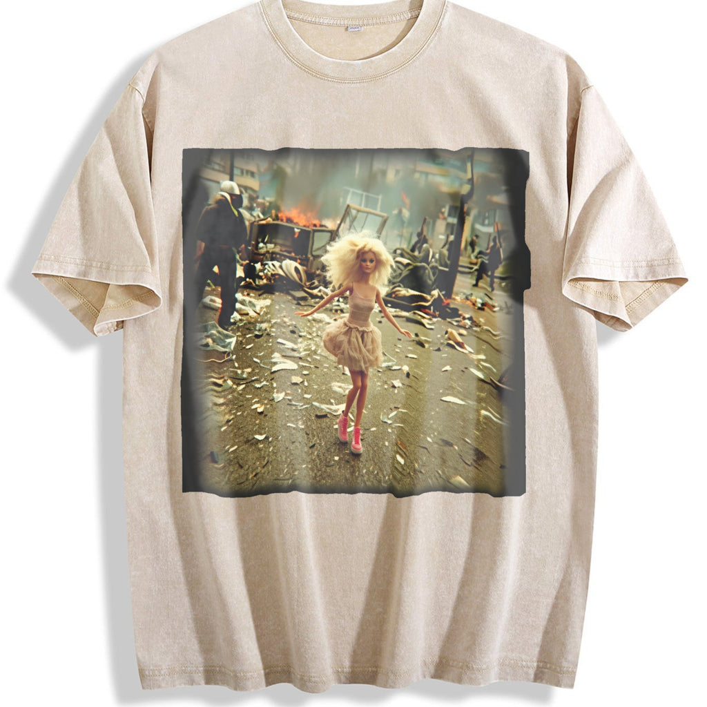 Doll in a Messy Room Vintage Washed T-Shirt product image 1