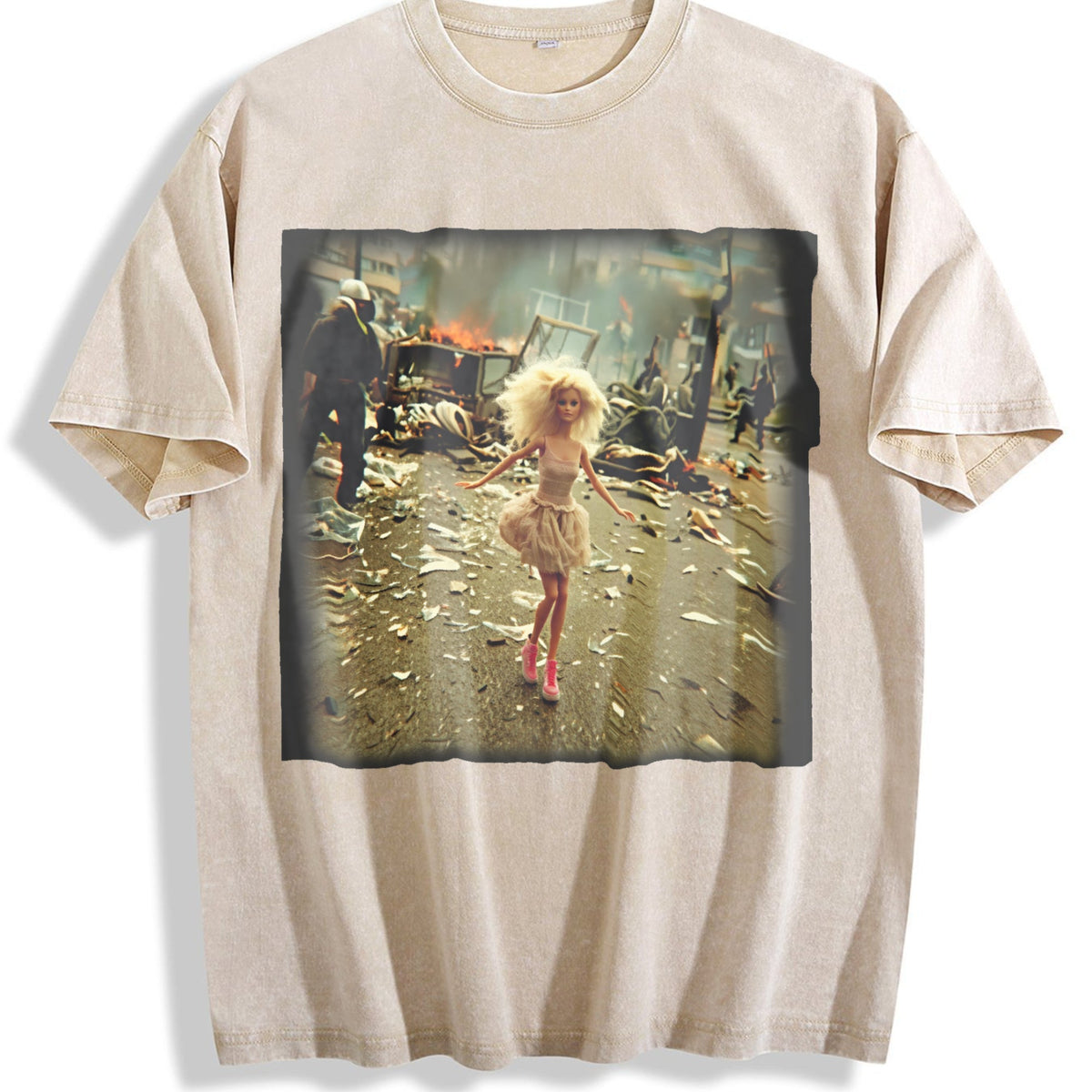 Doll in a Messy Room Vintage Washed T-Shirt product image 1