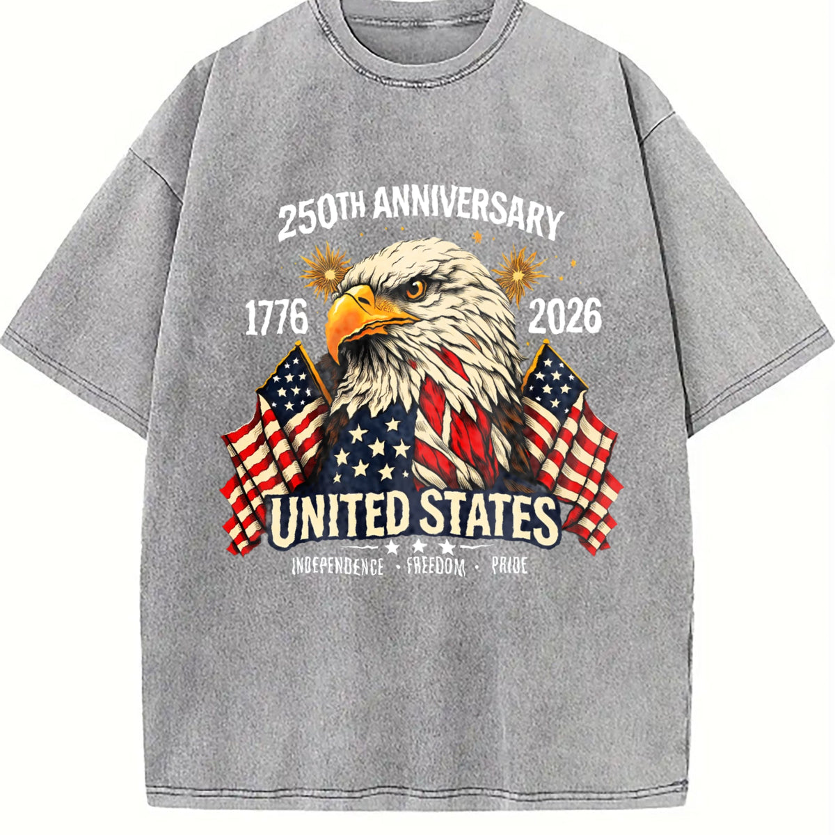 250th Anniversary United States Vintage Washed T-Shirt product image 5