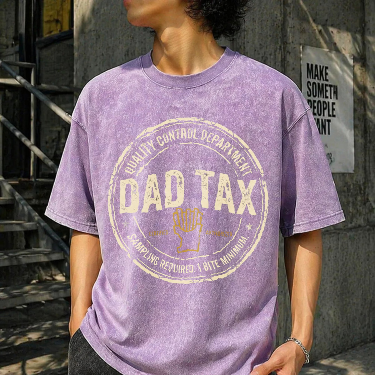 Dad Tax Vintage Washed T-Shirt product image 6