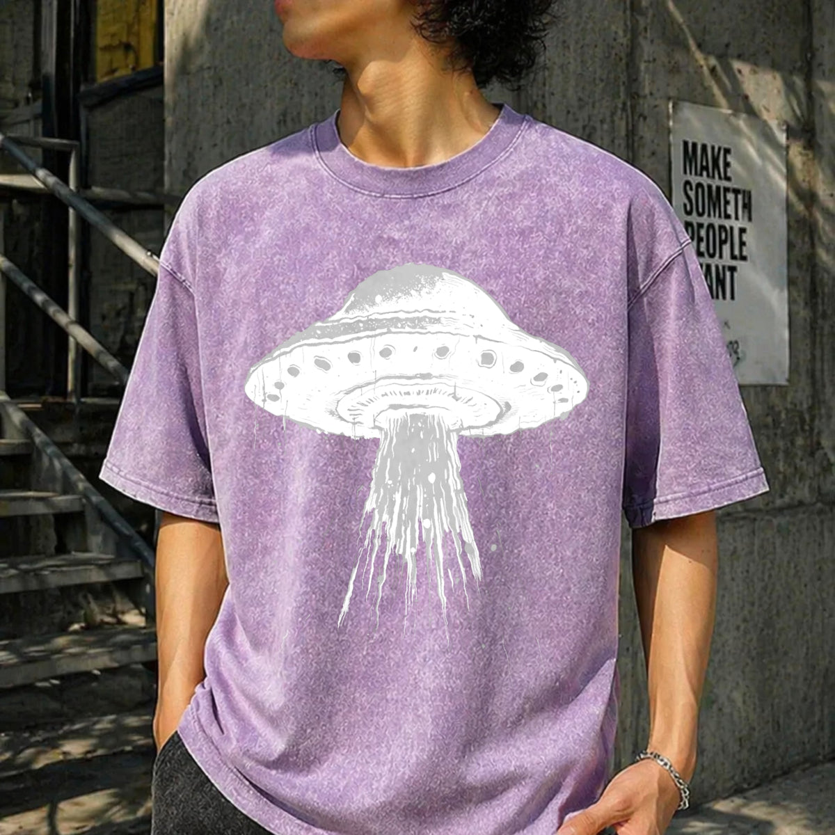 UFO Vintage Washed T-Shirt product image 6