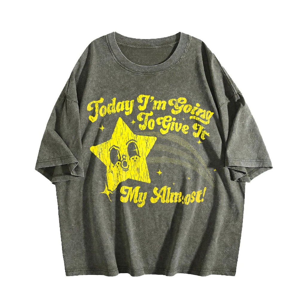 Funny Today Im Going To Give It My Almost Sarcastic Vintage product image 4