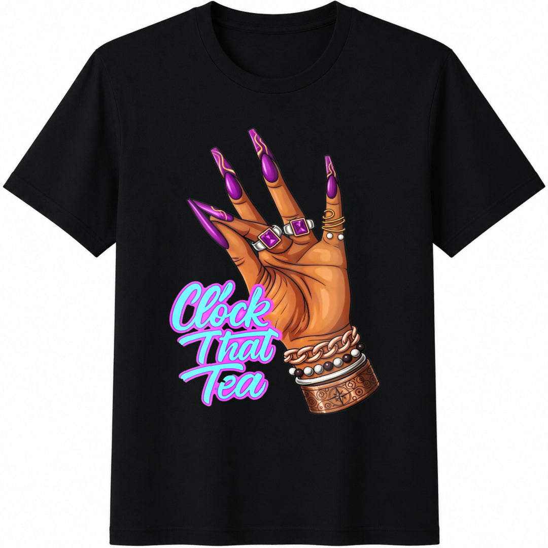 Artistic Abstract Face Vibrant Colors Cotton T-Shirt product image 1
