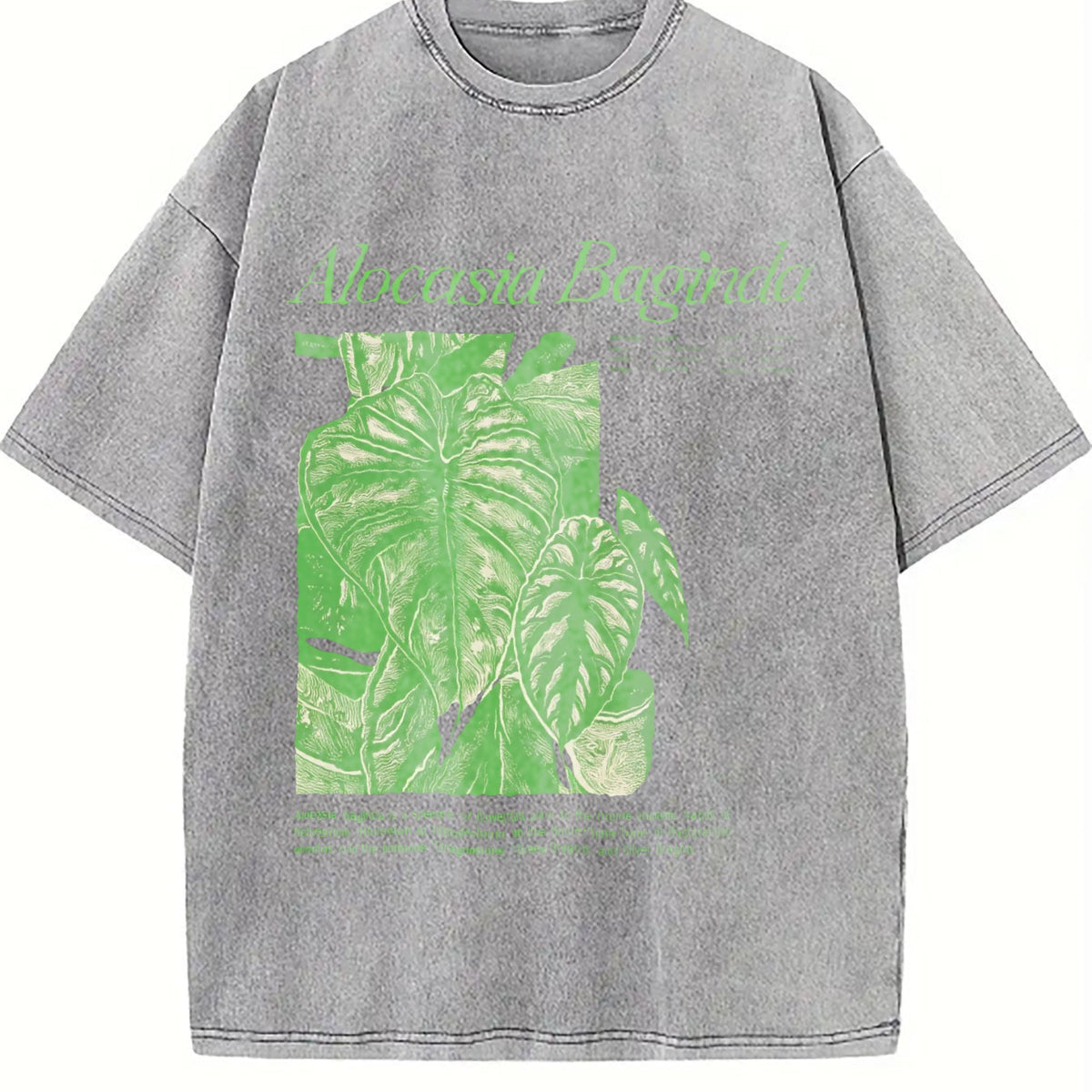 Alocasia Baginda Dragon Scale Vintage Washed T-Shirt product image 5
