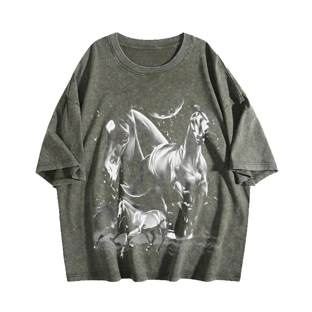 Wild Horses Vintage Washed T-Shirt product image 4