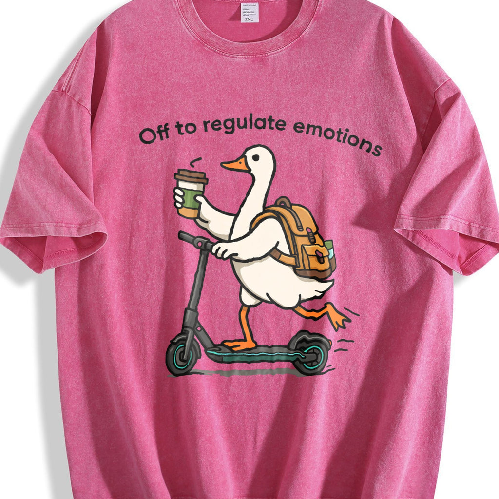 Off To Regulate Emotions Vintage Washed T-Shirt product image 7