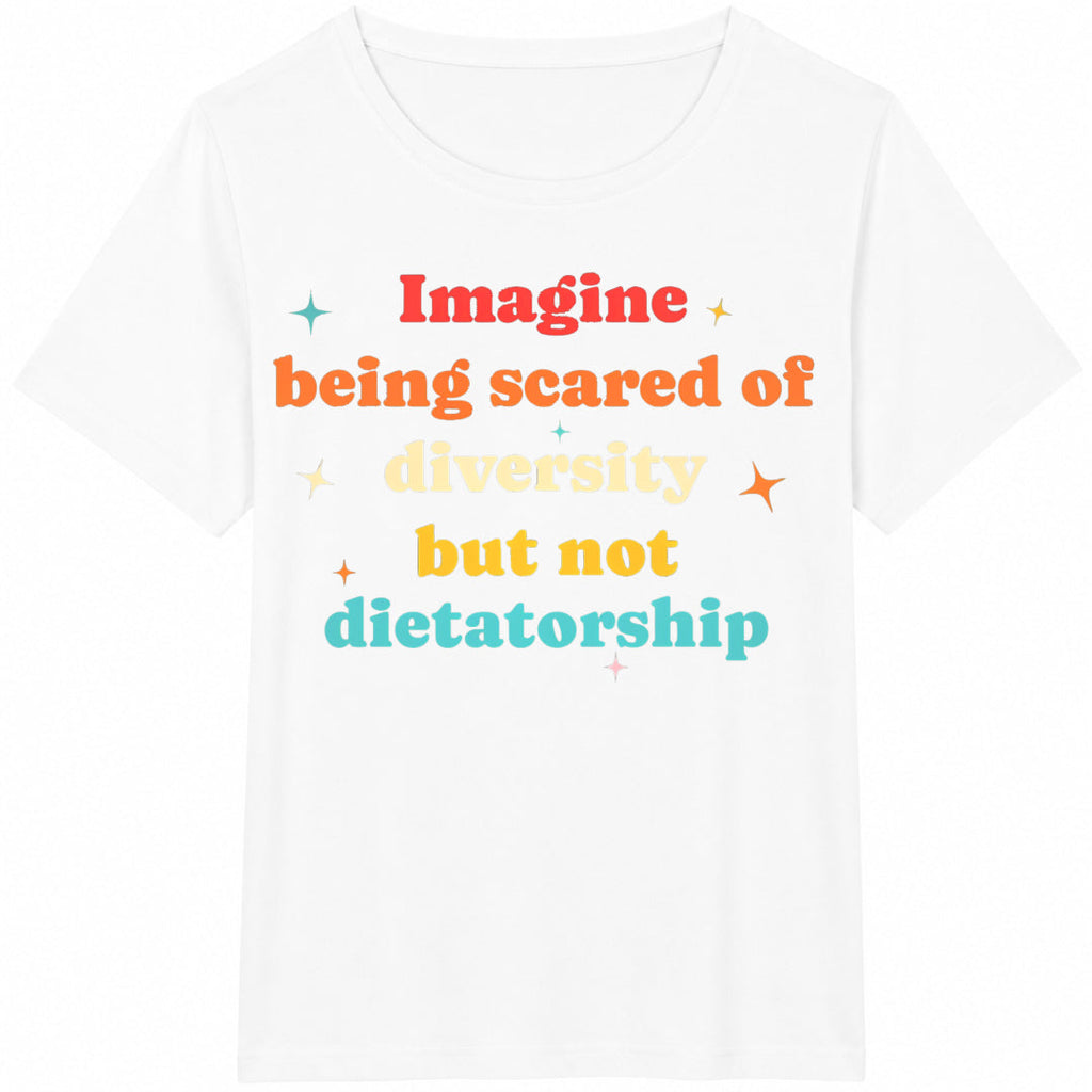 Imagine Being Scared Of Diversity Cotton T-Shirt product image 2