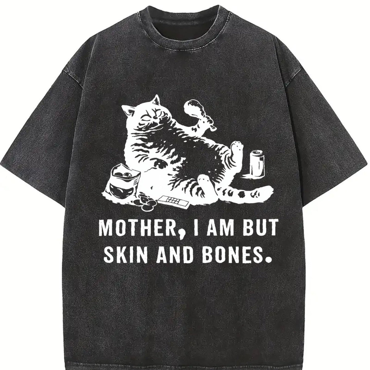 Funny Cat Mom Vintage Washed T-Shirt product image 2