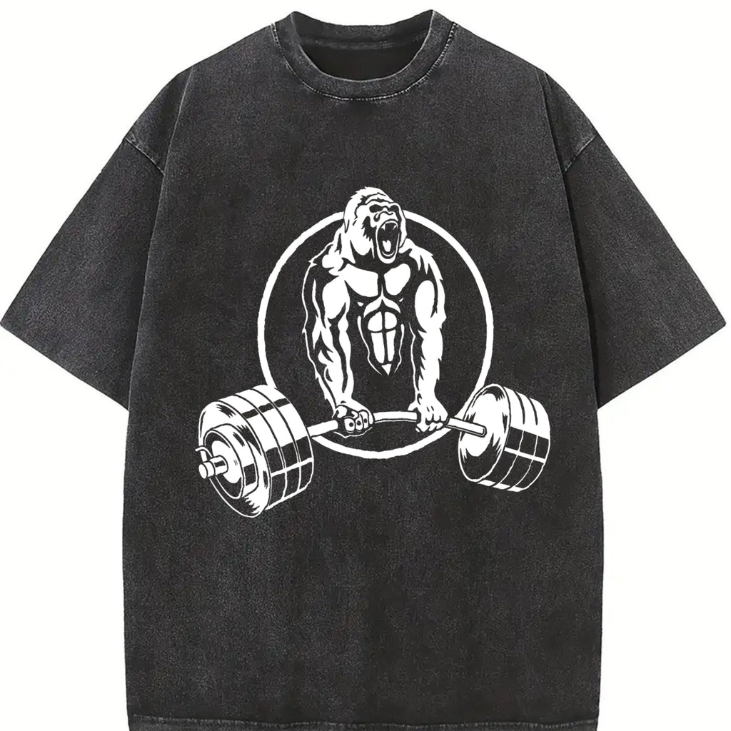 Gym Motivation Vintage Washed T-Shirt product image 2