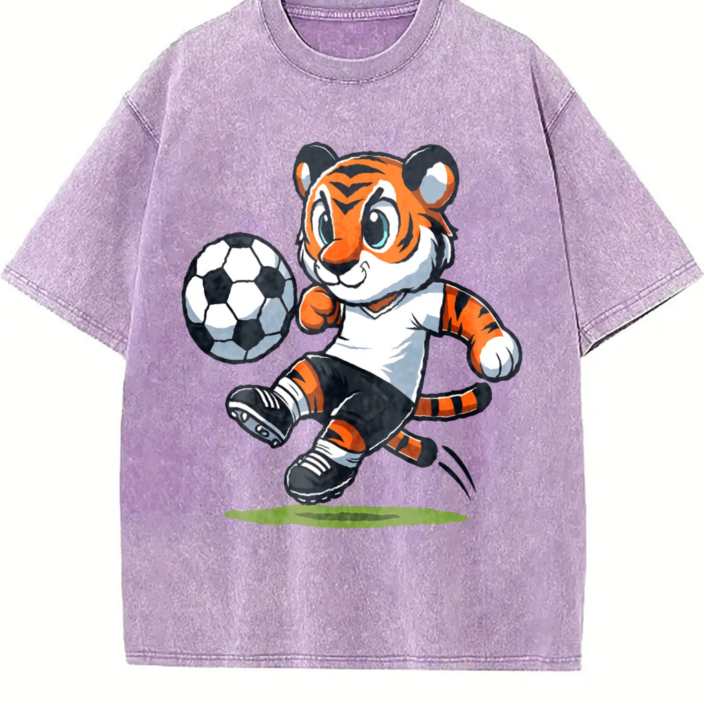 Global Soccer Fan Vintage Washed T-Shirt product image 6