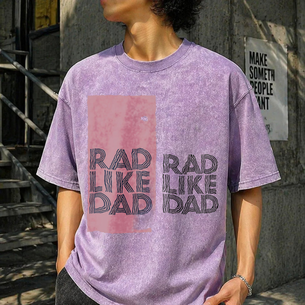 Dad And Daughter Matching Vintage Washed T-Shirt product image 6