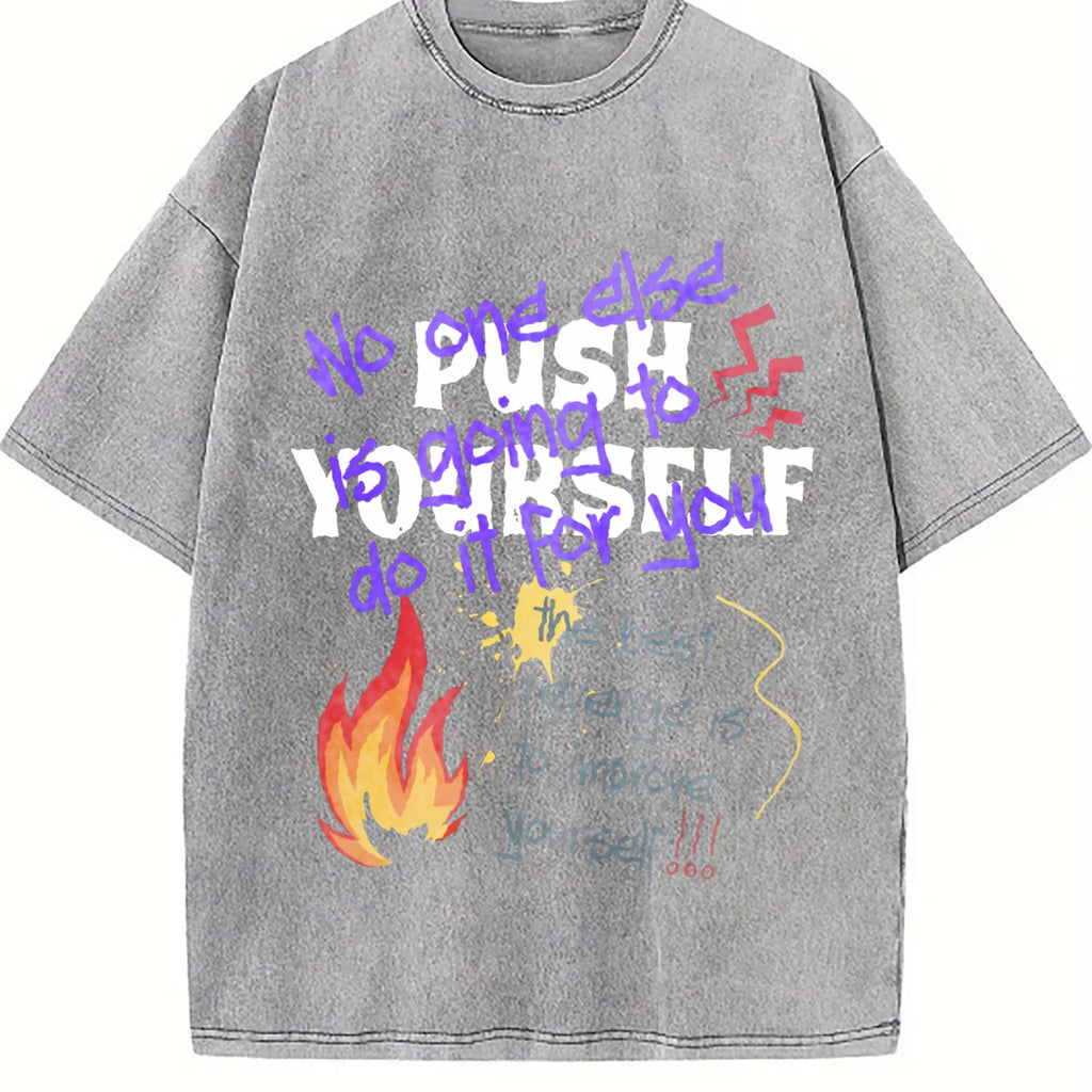 Push Yourself Vintage Washed T-Shirt product image 5
