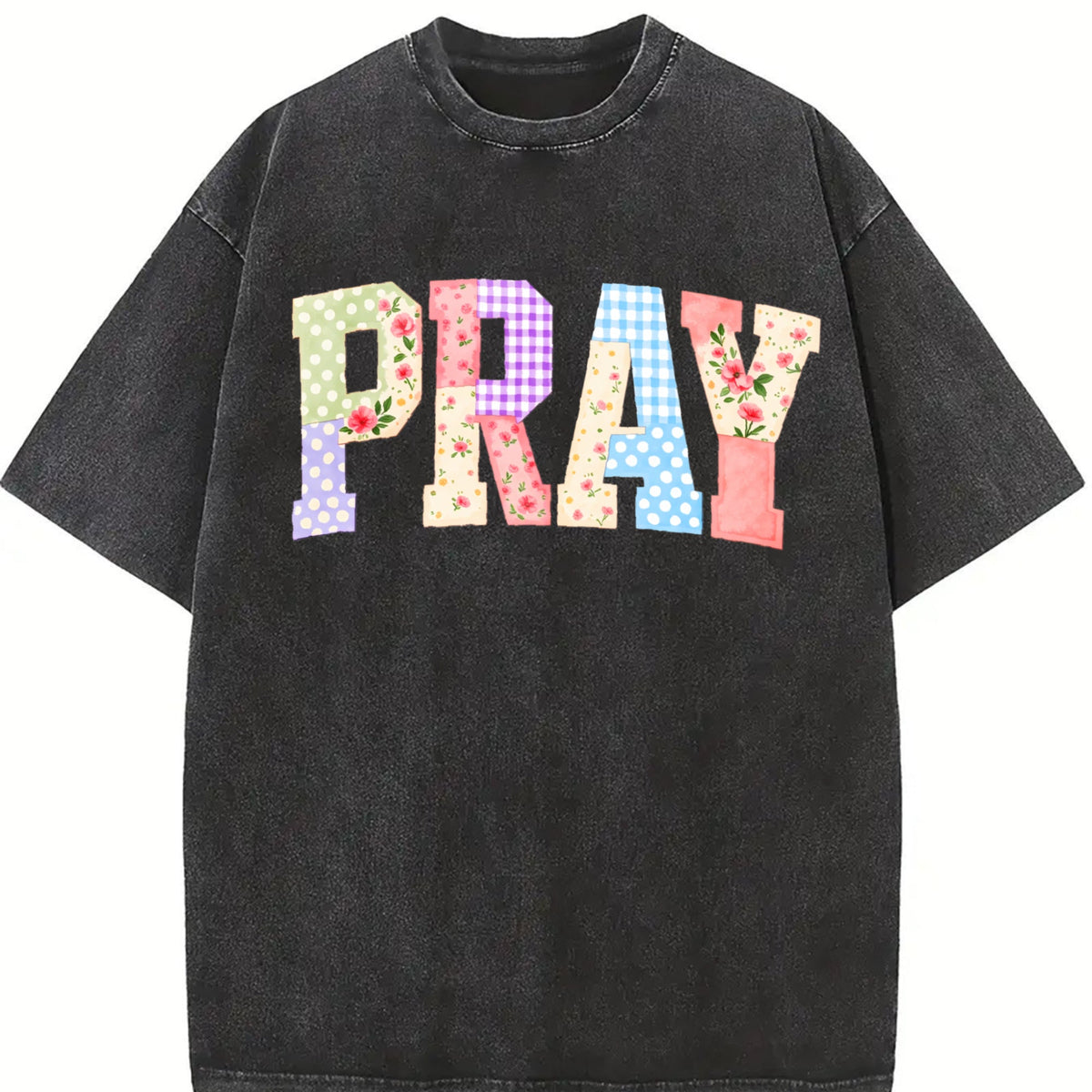 Pray Christian Vintage Washed T-Shirt product image 2