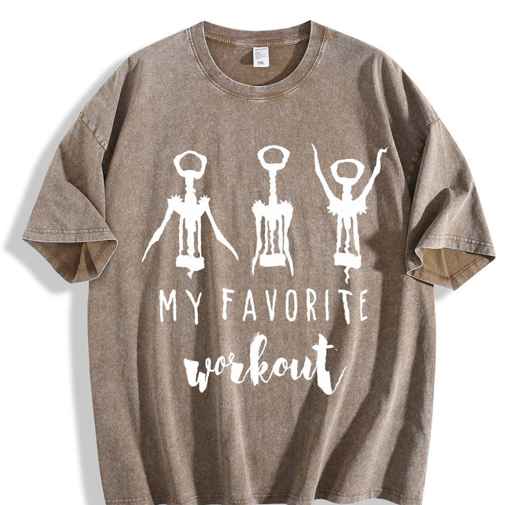 Funny Wine Vintage Washed T-Shirt product image 3