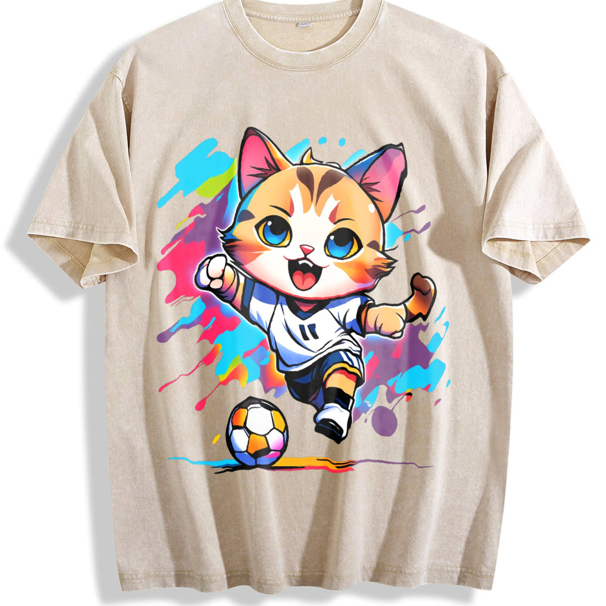Global Soccer Fan Vintage Washed T-Shirt product image 1