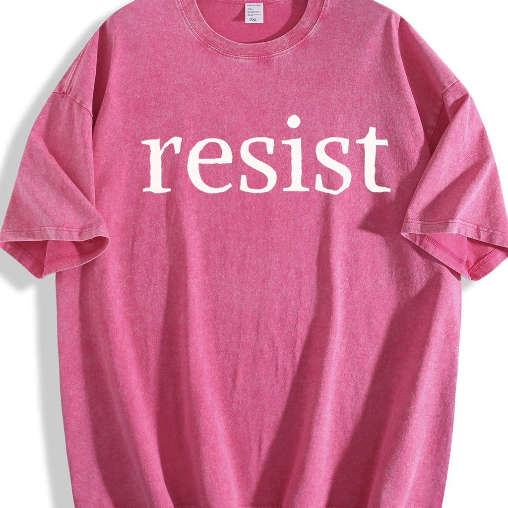 Resist Minimal Lettering Vintage Washed T-Shirt product image 7