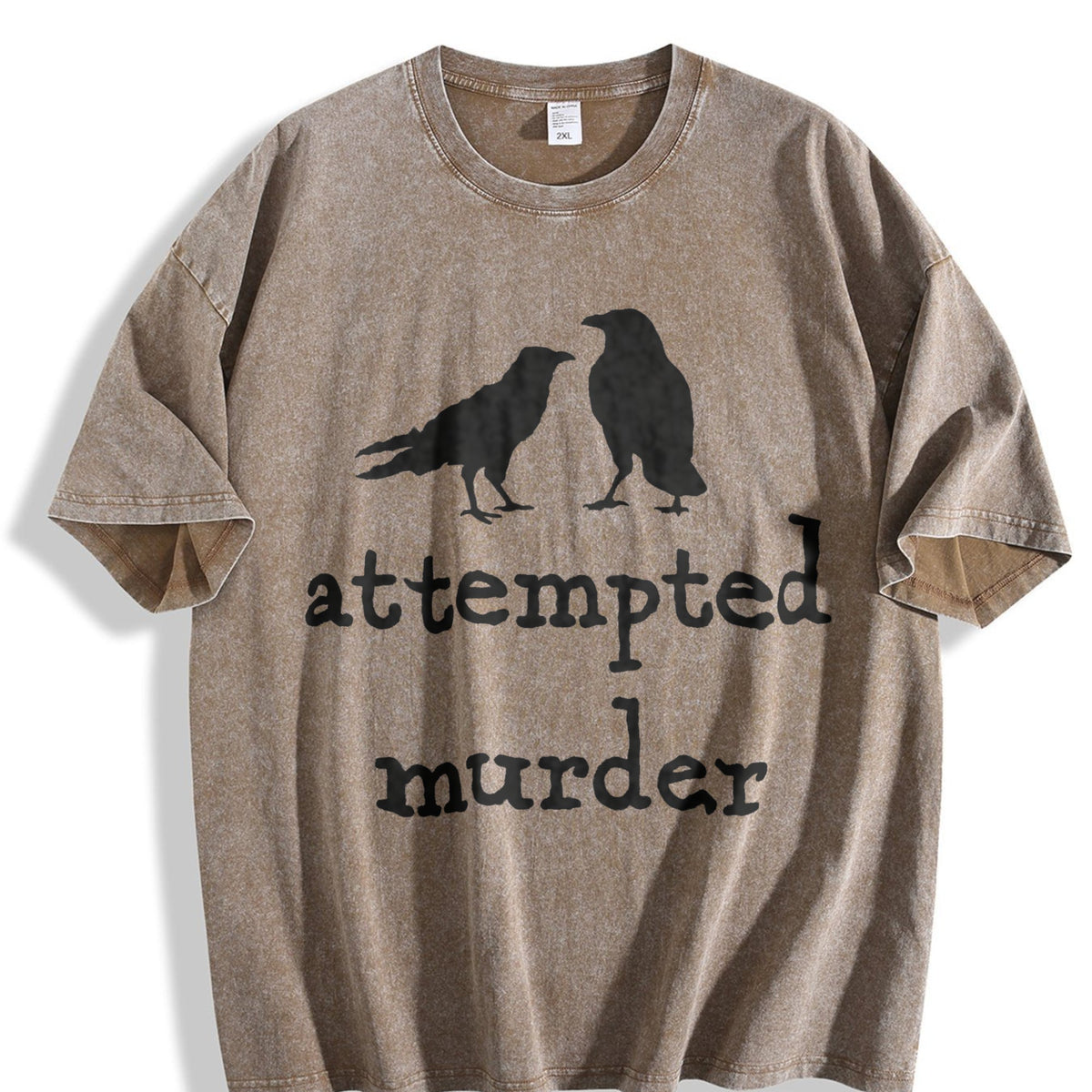 Funny Bird Vintage Washed T-Shirt product image 3