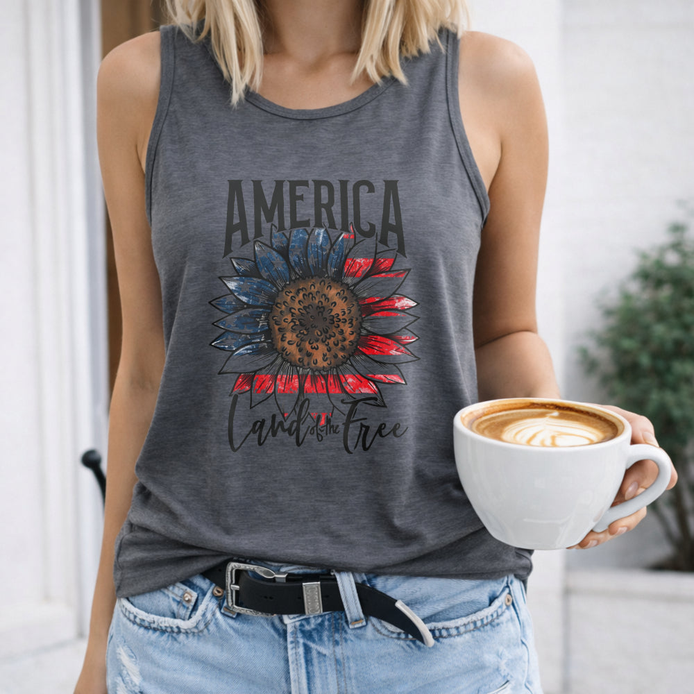 America Land Of Free Women's Tank Top